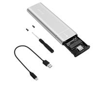 NVMe External Hard Drives Enclosure Easy Installation Hard Drive Enclosure USB 3.1 Gen 2 10Gbps Data Transfer External Storage Box