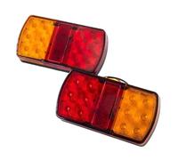 NVNGPGPBDM Lamp Housing 2pcs 12 LED 12V 24V Car Rear Tail Light Brake Stop Turn Signal Indicator Lamp For Lorry For Caravan For Van For Bus Rear Tail Lights