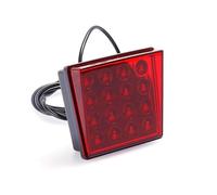 NVNGPGPBDM Lamp Housing Brake Pilot Lights For Car Motorcycle Auto Warning Reverse Stop Safety Bumper Lamps Rear Tail Lights Flash Strobe Style Led Rear Tail Lights(Red shell)
