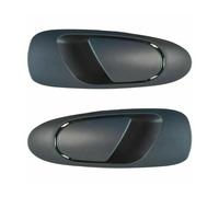 NVNZMFPPW Car Exterior Outside Door Handle Front Rear Pair Set for 1992-1995 for Civic / 1993-1997 for Del Sol(Rear Pair)