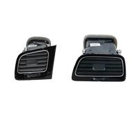 NVNZMFPPW Car Grille Panel For VW For Golf 7 7.5 MK7 MK7.5 2013-2019 Car Front Dashboard Central A/C Air Conditioner Outlet Air Conditioning Vents Frame Car AC Vent(Left and Right)
