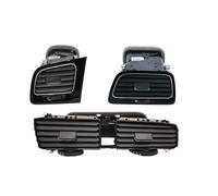 NVNZMFPPW Car Grille Panel For VW For Golf 7 7.5 MK7 MK7.5 2013-2019 Car Front Dashboard Central A/C Air Conditioner Outlet Air Conditioning Vents Frame Car AC Vent(3pcs)