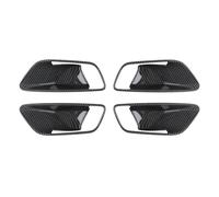 NVNZMFPPW for Ford for Puma 2019 2020 2021 2022 2023 ABS Plastic Interior Door Handle Bowls Cover Trim 4pcs