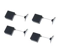 NVOQILIN 1/2/4Pcs Remote Control Tethers with Adjustable Leashes for TVs and DVDs Never Lose Remote Again