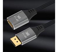 NVOQILIN 1.4 Extension Cable Male to Female 8K 60Hz UHD 4K 144Hz Extender Cord for PC Laptop Display Screen