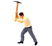 NVOQILIN 1: 64 Construction Worker Digging Treasure Resin Model, B
