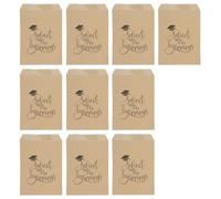 NVOQILIN 10Pcs Class of 2025 Graduation Candy Cookie Bags Buffet Treat Bag Congrats Graduate Paper Treat Bag 15x21cm