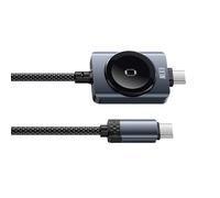NVOQILIN 120cm Watch Power Pad Cable Type C to Type C Cord 100W PD Power Data Cable for Daily Carry Desk Work Use Travel Charging Cord