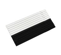 NVOQILIN 12Pcs Professional Drawing Pencils White And Black Charcoal Pencils Set Sketch Highlight Colored For Artist Black And White