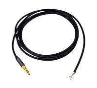 NVOQILIN 1m/2m/3.0m Length 3.5mm Cable With Bare Wire End 5Pin Gaming Earphone Cord For Headphone Repairs Earphone Replacement