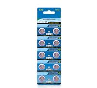 NVOQILIN 20Pc/10pc LR44 AG13 1.5V Button Coin Cell Batteries High Capacity Alkaline Button Cell Battery For Watches Calculators