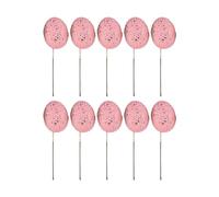 NVOQILIN 20Pcs Easter Foam Eggs Colorful Egg Ornament Art Supplies For Kindergarten School Students Ornament Easter Eggs Decorations