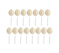 NVOQILIN 20Pcs Easter Foam Eggs Colorful Egg Ornament Art Supplies For Kindergarten School Students Ornament Easter Eggs Decorations