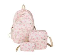 NVOQILIN 3 Pcs Large Capacity Backpacks Casual Daypacks Student School Bag Aesthetic Backpacks Set Simple Rucksack Travel Bag