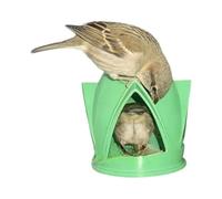 NVOQILIN 3D Printed Rockets Styles Bird Feeder Ideal for Attracting Birds to Your Backyard Open Design Hangable Feeder for Outdoor Bird