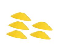 NVOQILIN 5pcs Round Markers Training Discs Polyethylene Texture Sports Cones For Athletic Training Sports And Group Exercises Football Basketball Markers