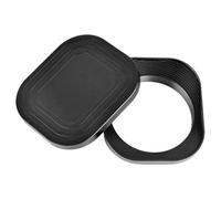 NVOQILIN 62mm Square Lens Shade Aluminum Alloy Housing Guards Protects Lens from Accidental Damage Enhances Clarities