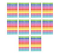 NVOQILIN 700Pcs Colorful Sticker 19mm Round Adhesive Label Decorative Sticker for Scrapbooking Photo Album Planner