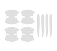 NVOQILIN 8PCS Car Door Handle Protector Protective Film Scratch Resistance Paint Protective Guard for Vehicles Easy Installation Transparent Door Handle Guard
