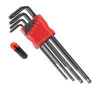 NVOQILIN 9Piece/Set Torxs Star Wrench Hexagonal Steel Hexagonal Head Spanner Professional Repair Tool for Mechanics and Projects Screwdriver Set Torxs Compatible