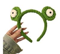 NVOQILIN Adorkable Frogs Eyes Headpiece Proms Birthday Hairbands Fun Headwear Frogs Crocheted Festive Hair Headwear Cartoon Hair Accessories