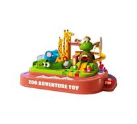 NVOQILIN Adventure Challenge Slide Car Track Toy - ' Educational Stage-Clearing Puzzle Toy, Ideal Birthday &