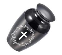 NVOQILIN Aluminum Pet Remembrances Urn with Protective Waterproof Seal Storage Container for Cats Dog Keepsakes Waterproof Pet Ashes Container