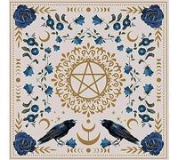 NVOQILIN Astrology Tarots Table Cloth Metaphysical Board Game Mat Pendulum Divinations Tablecloth Board Game Card Pad Tarot Card Pat For Reading Divinations Tablecloth Board Game Table Cloth Mat