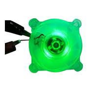 NVOQILIN Brushless Cooling Fans With LED Light 5V/9V/12V Cooling Fan For Printer Clear Frame 4010 2Pin Coolers Portable Long Service Life