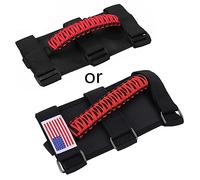 NVOQILIN Car Roof Roll Grab Inner Handles Grip Wheel Trolley Handles for Jeep-Wrangler JK-TJ-JL-CJ-YJ Models Grip for Elderly Suction Grab Attachment