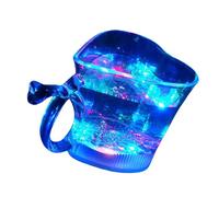 NVOQILIN Colorful LED Cups Heart Shape Cup LED Shining Cup Glowing Drinkware Colorful Tumblers for Evenings and Various Occasion Glowing Heart