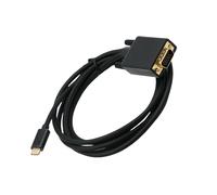 NVOQILIN Connector With Claritys Using USB C To VGA 31inch Adapter Converters Cable For Professional And Home Type C To VGA Cable