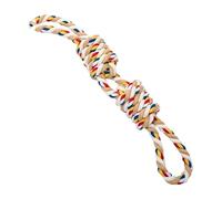 NVOQILIN Cotton Rope Dog Pull Toy with MultiStrand Weaving Biting Resistant Chewing Toy Rope for Various Breeds