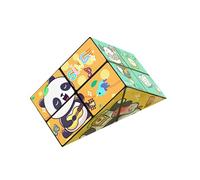 NVOQILIN Creative Flipping Puzzle Cubes Set Panda Stress Relief Toy For Adults Portable Teaser Game Design