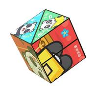 NVOQILIN Creative Flipping Puzzle Cubes Set Panda Stress Relief Toy For Adults Portable Teaser Game Design