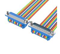 NVOQILIN DB25 Male Female Extension Cable 232Serial Port Printer Data Cord for Computers and Communication Devices