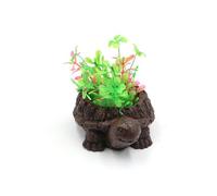 NVOQILIN Delicate Aquariums Landscape Artificial Turtles Terrarium Landscape Shrimp Tree Statue Aquariums Habitat Decors Aquarium Bubbler Turtles Decoration