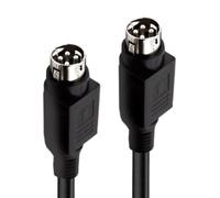 NVOQILIN Durability 4Pin DIN Connectors Cable For R1700BT R1600TIII Speakers 4Pin DIN Male Cord Reliability Sound Performances High Fidelitys Speakers Wire Replacement