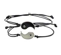 NVOQILIN Eight Diagrams Bracelets Set Night Glowing Ethnic Hand Jewelry Link Chains For Couples And Bracelets