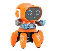 NVOQILIN Electric Six Claws Funny Robot For Programming Education And Family Entertainment Featuring Music