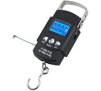 NVOQILIN Electronic Weighing Digital Scale Hanging Fish Weight Scale With Measuring Tape Luggage For Travel Fishing Electronic Weighing Digital