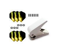 NVOQILIN Flight Hole Tool Professional Flight Hole Puncher With Rings Protectors Accessories