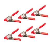 NVOQILIN Heavy Duty A Clamps with Spring Mechanism Strong Metal Iron Construction for Woodworking Garden Greenhouse