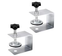 NVOQILIN Heavy Type Rustless Steel Cabinet Fixing Clamps Adjustable Antislip Fasteners for Drawer Panels Shelves