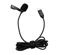 NVOQILIN High Sensitivity Omnidirectional Lavaliers Microphones For Action Cameras Clear Accessory Omnidirectional Microphones