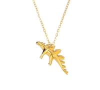 NVOQILIN Hip Hop Styles Dinosaur Pendant Necklace Cuteness Wildlife Jewelry Boys Chain Necklace For Youthful People Everyday Wear Boys Chain