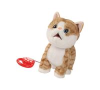 NVOQILIN Interactive Electric Plush Toy Cat That Walks Talks and Mimics Sounds for Realistic Pet Soft Safe Plush