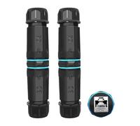 NVOQILIN IP68 RJ45 Female to Female CAT6 Coupler for Outdoor Networking Extension and Surveillances Systems 10Gbps Double Ethernet Connector