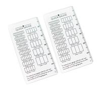 NVOQILIN Knitting Gauge Ruler For Quick Stitching And Row Measurement Crafting Tool For Crochet Knitters And Yarn