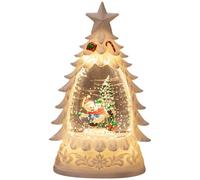 NVOQILIN LED Ball Night Lamp Sparkling Snow Scene And Materials Perfect Holiday Snow Globes With Christmas Tree
